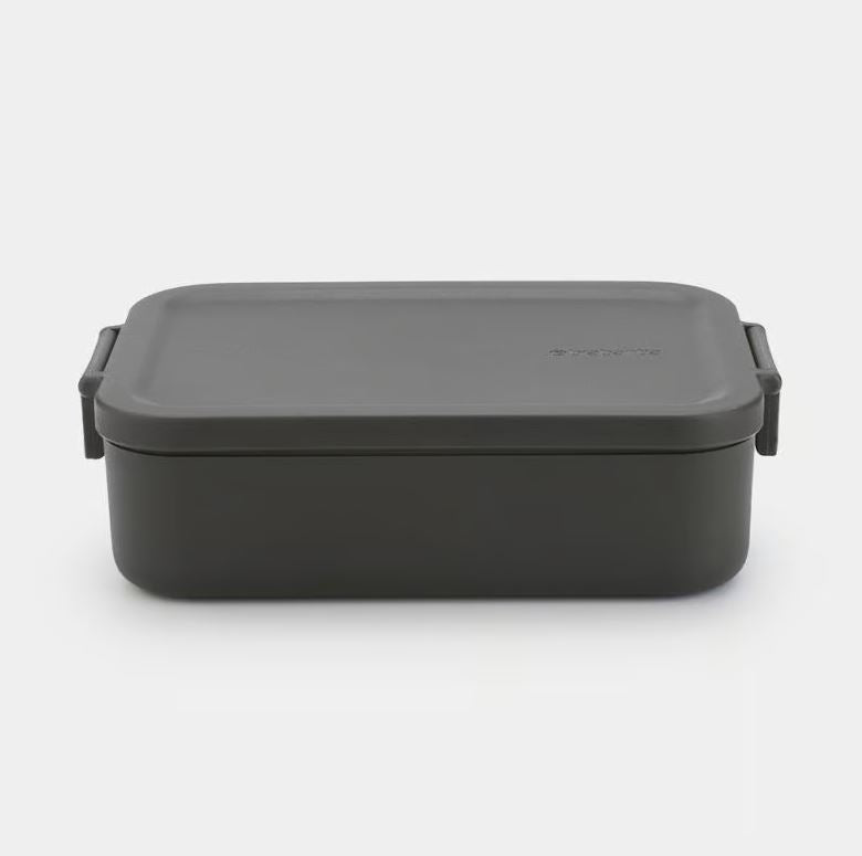 Brabantia Make &amp; Take Lunchbox Large Dark Grey