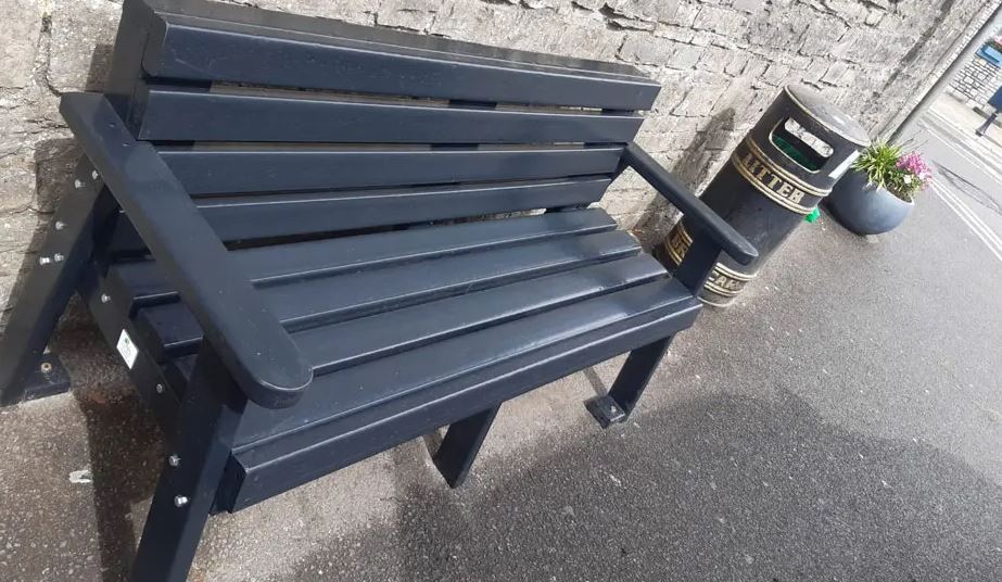 Corrib 3-Seater Corrib Park Bench