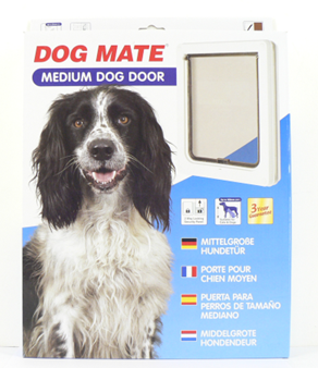 Dog Door Medium White