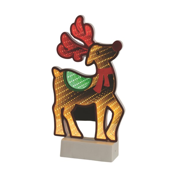 LED Infinity Reindeer 15x28cm