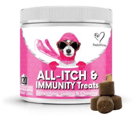 NutriPaw All-Itch & Immunity Treats 120 Chews