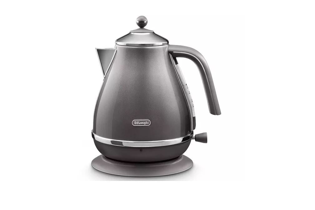 Delonghi Metalics 1.7L 3KW Kettle Grey
