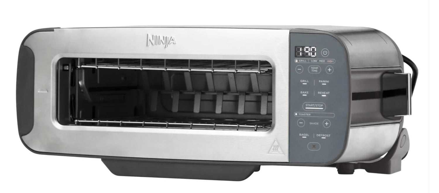 Ninja Foodi 3-in-1 Toaster, Grill &amp; Panini Press - Stainless Steel