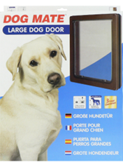 Dog Door Large Brown