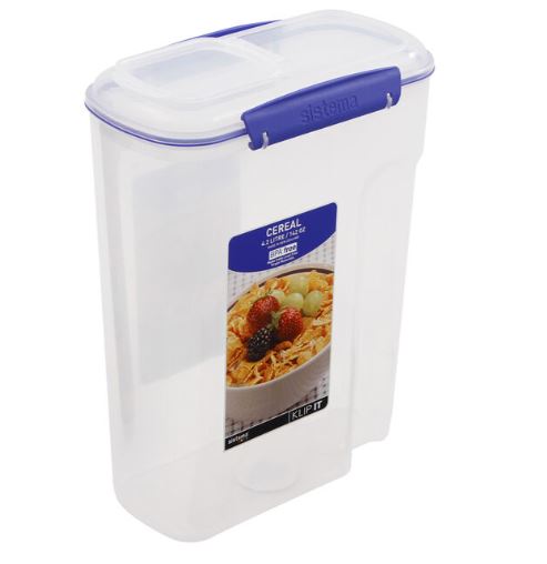 Sistema Klip It Plus 4.2L Cereal Container