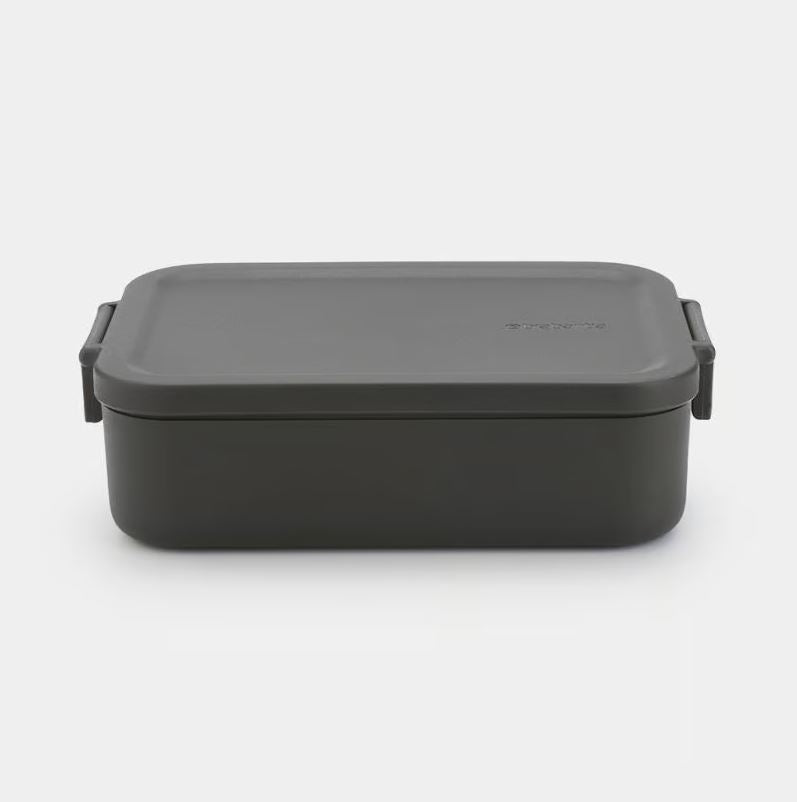 Brabantia Make &amp; Take Lunchbox Medium Dark Grey