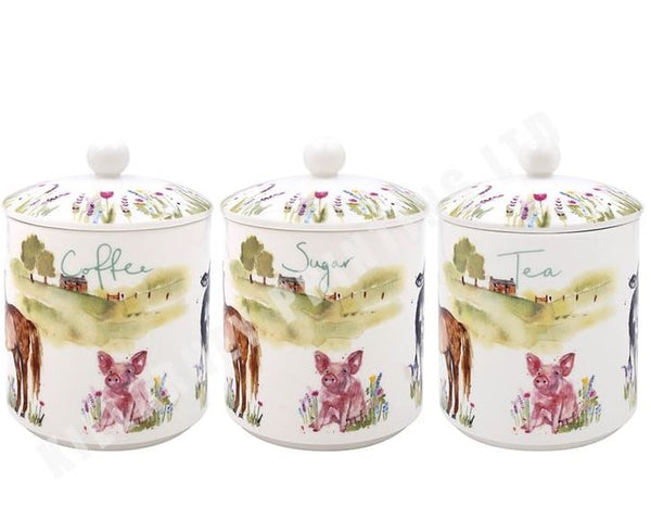 Farmyard Tea/Coffee/Sugar Set – homeland-ie