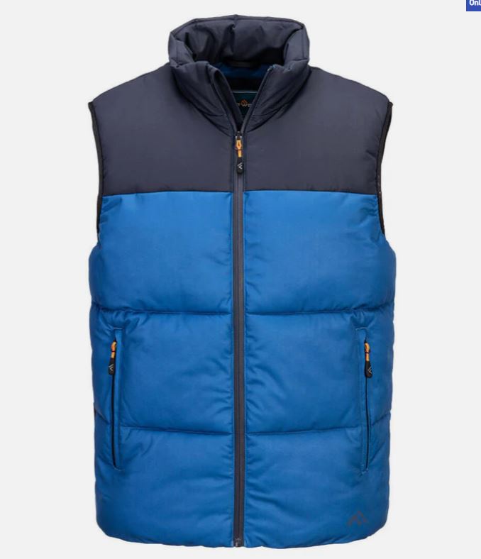 Portwest KX3 Sport Baffle Bodywarmer Blue/Navy