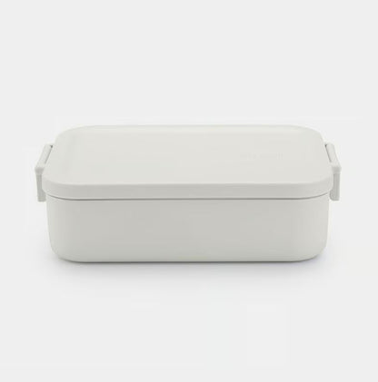 Brabantia Make &amp; Take Lunchbox Medium Light Grey