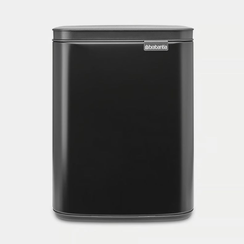 Brabantia Bo Waste Bin Matt Black -7L