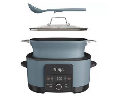 NINJA Food Cooker 8-in-1 Slow Cooker 8L - Sea Salt Grey