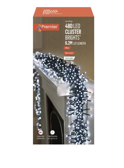 480 Led Multiact Clusterbrights White