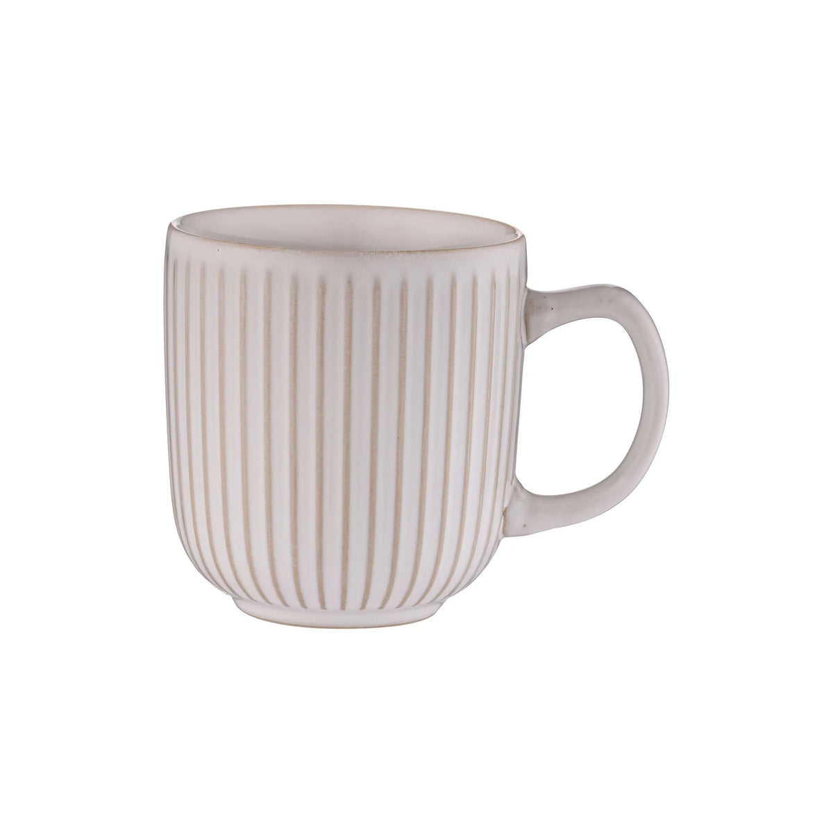 Mason Cash Reactive Ridge White Mug