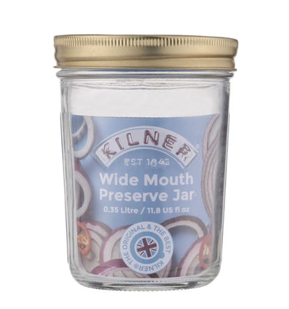 Kilner Wide Mouth Preserve Jar 0.35 Litre