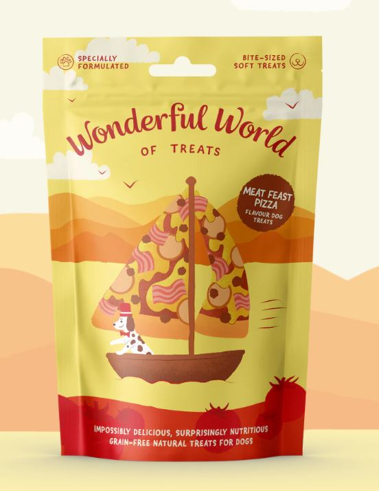 Wonderful World Pizza Meat Feast Treats 50g