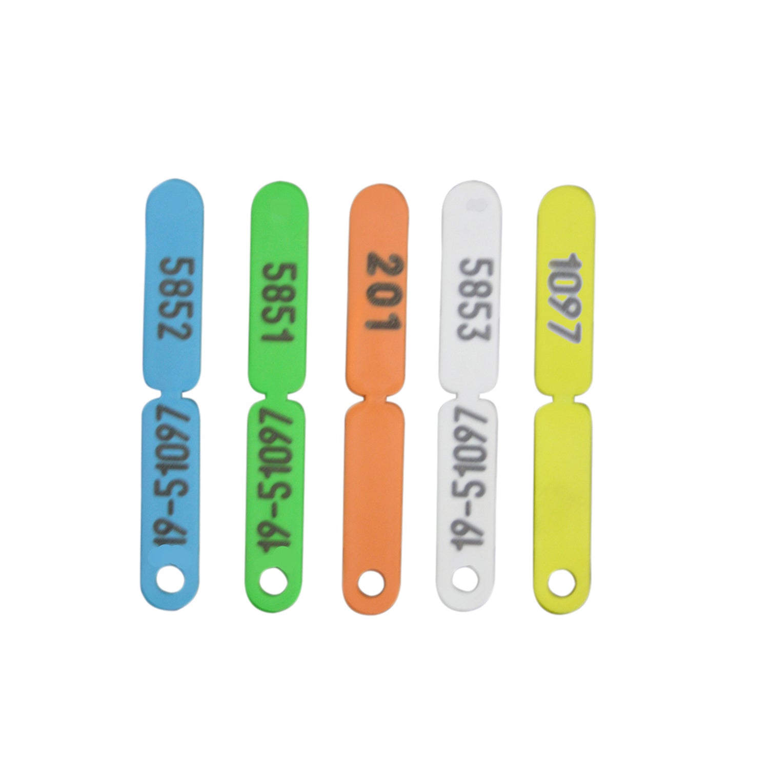 Tip Tags Numbered