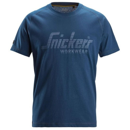 Snickers Logo T-shirt - Deep Blue