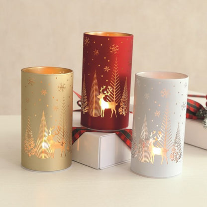 LED Glass Column 15cm 3 Assorted
