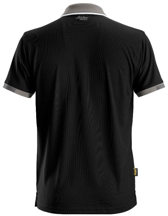 Snickers 37.5® Tech Short Sleeve Polo Shirt -  Black