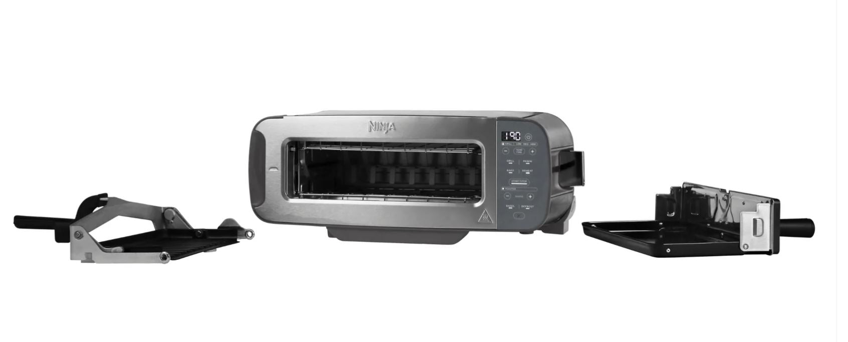 Ninja Foodi 3-in-1 Toaster, Grill &amp; Panini Press - Stainless Steel
