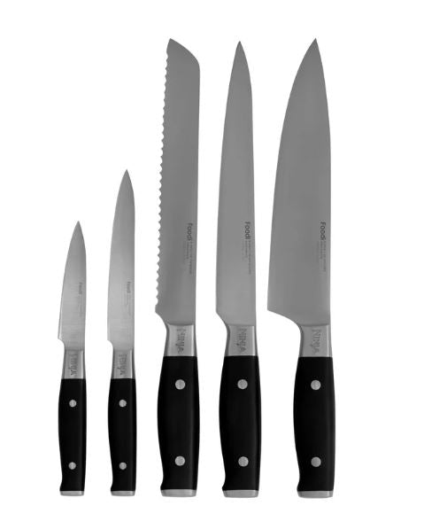 Ninja Foodi StaySharp Knife Block with Integrated Sharpener – 5-Piece Set