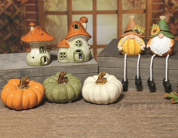 LED Mushroom House 13cm 2 Assorted