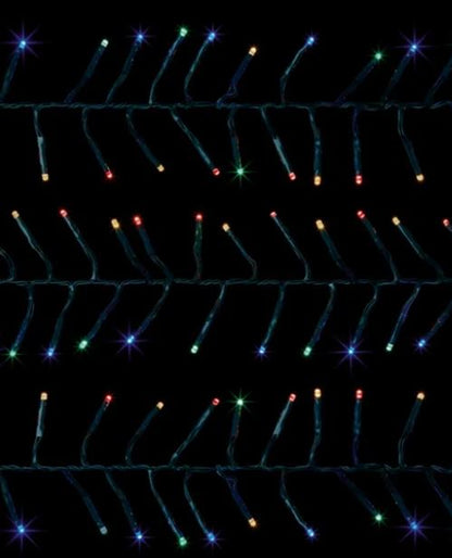 Premier 5000 Multi-Action LED Cluster Christmas Lights - Multi-Coloured