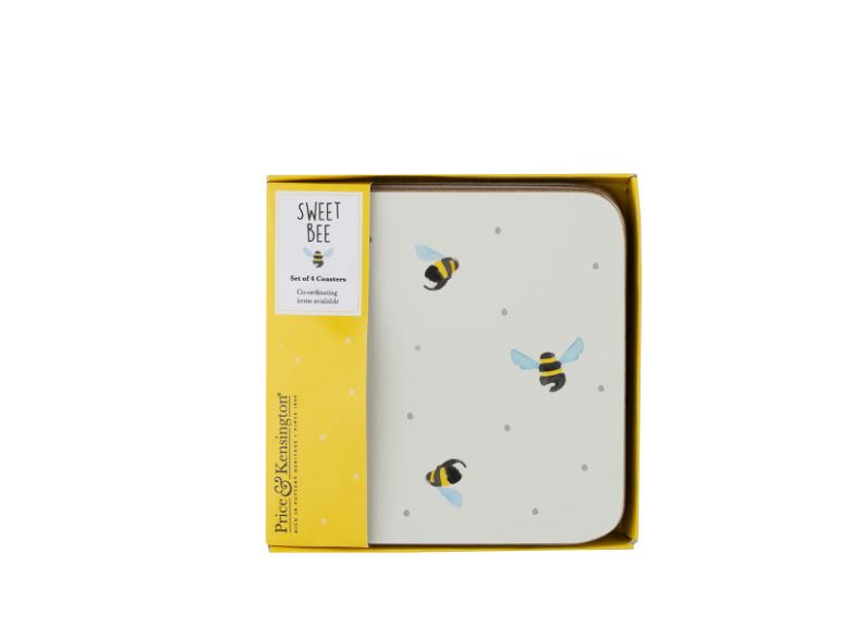 Price & Kensington Sweet Bee Set Of 4 Coasters