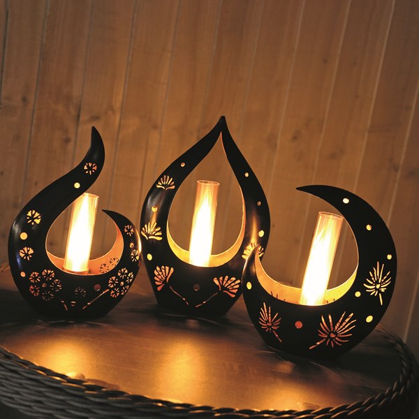 Solar Flame Lamp 23.5cm