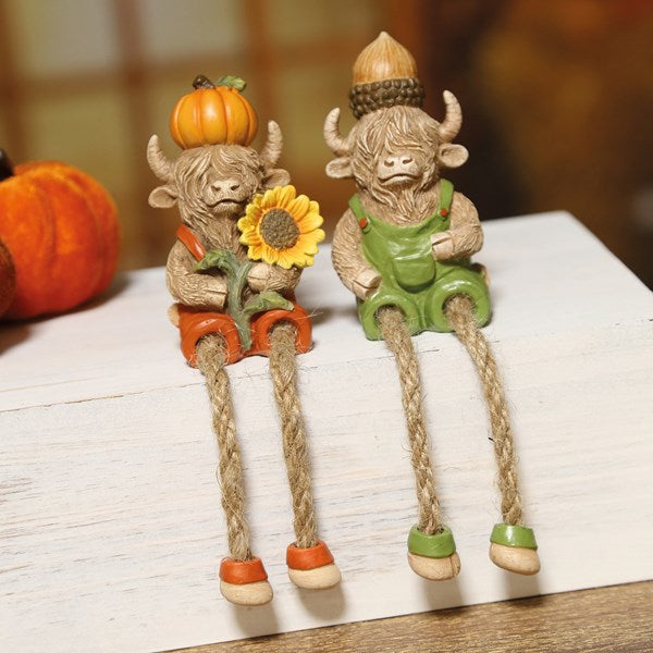 Highland Shelf Sitter 18cm 2 Assorted