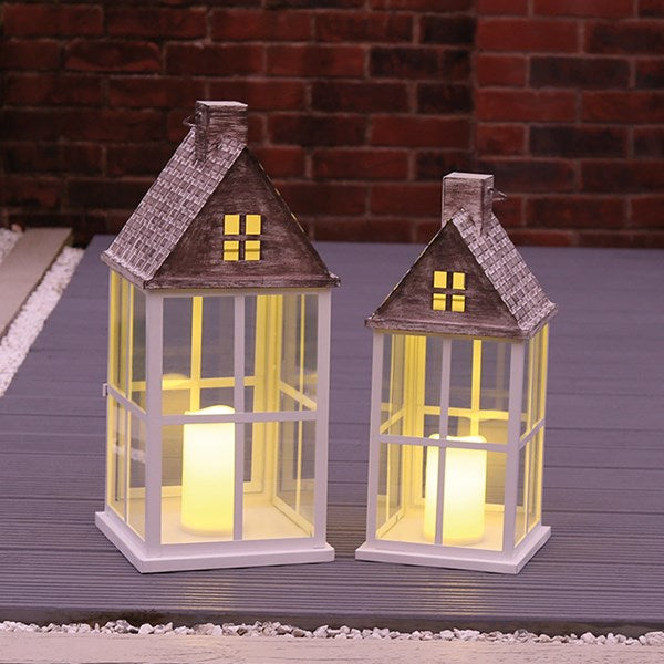 LED House Lantern 55cm