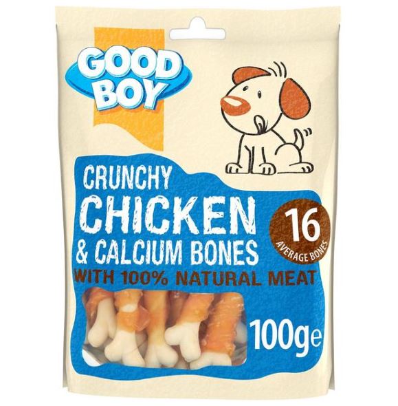 GoodBoy Chicken &amp; Calcium Bones 100g