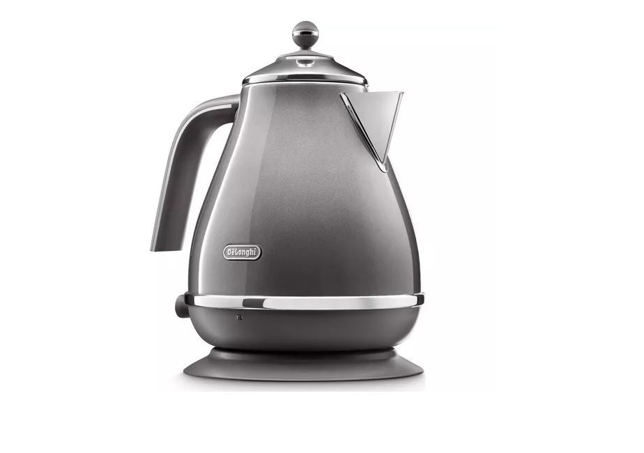 Delonghi Metalics 1.7L 3KW Kettle Grey