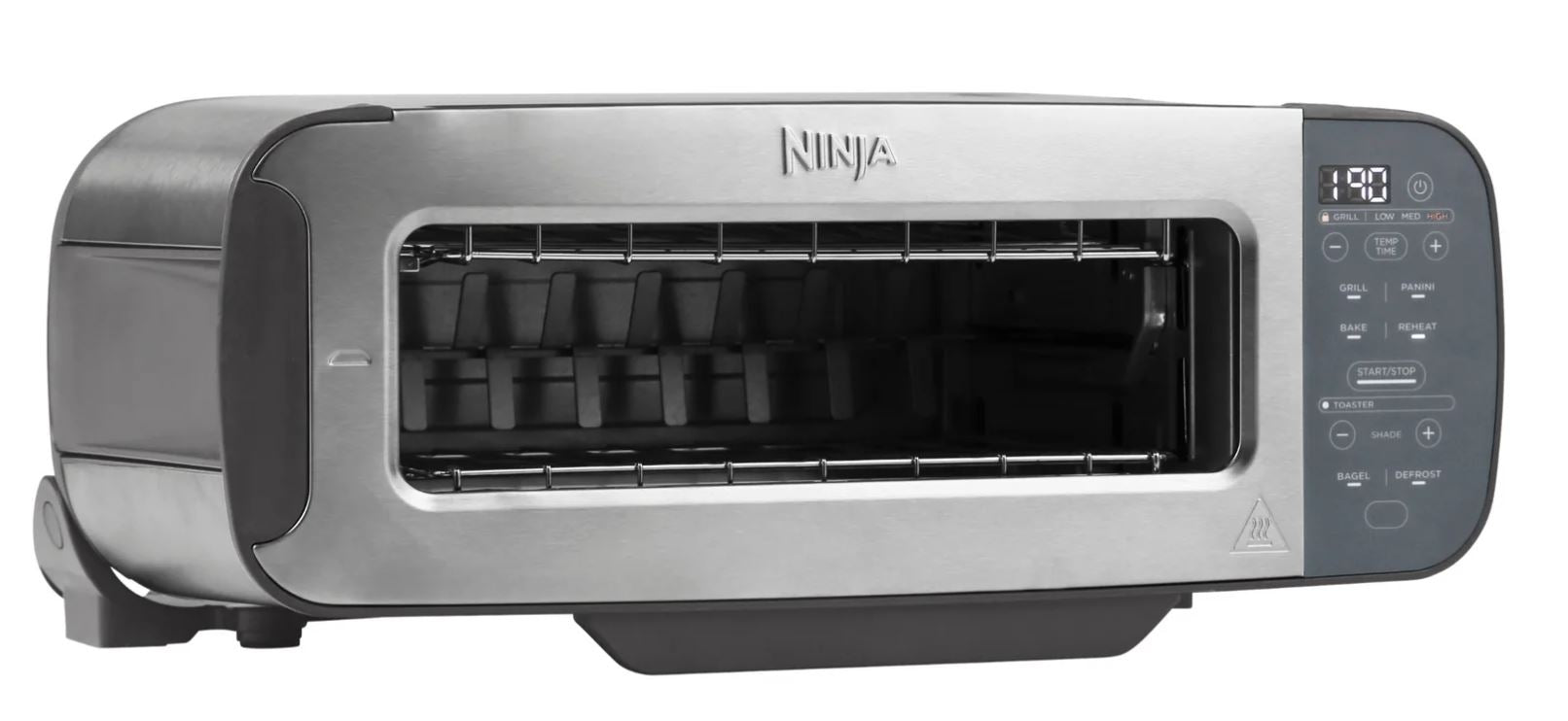 Ninja Foodi 3-in-1 Toaster, Grill &amp; Panini Press - Stainless Steel