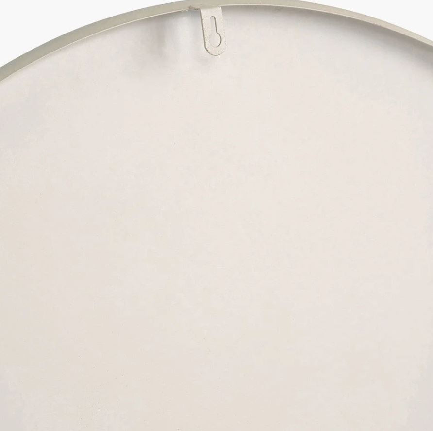 Cool Grey and Silver Metal Retro Wall Clock