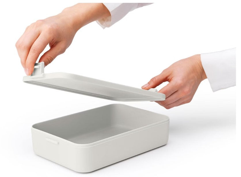Brabantia Make &amp; Take Large Lunch Box - Light Grey