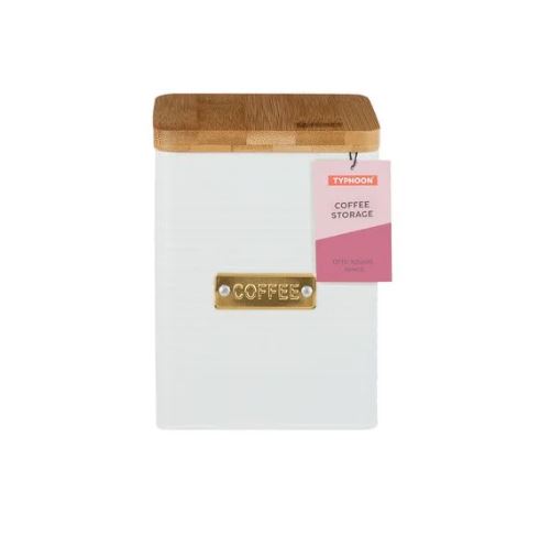 Typhoon Otto Square White Coffee Storage