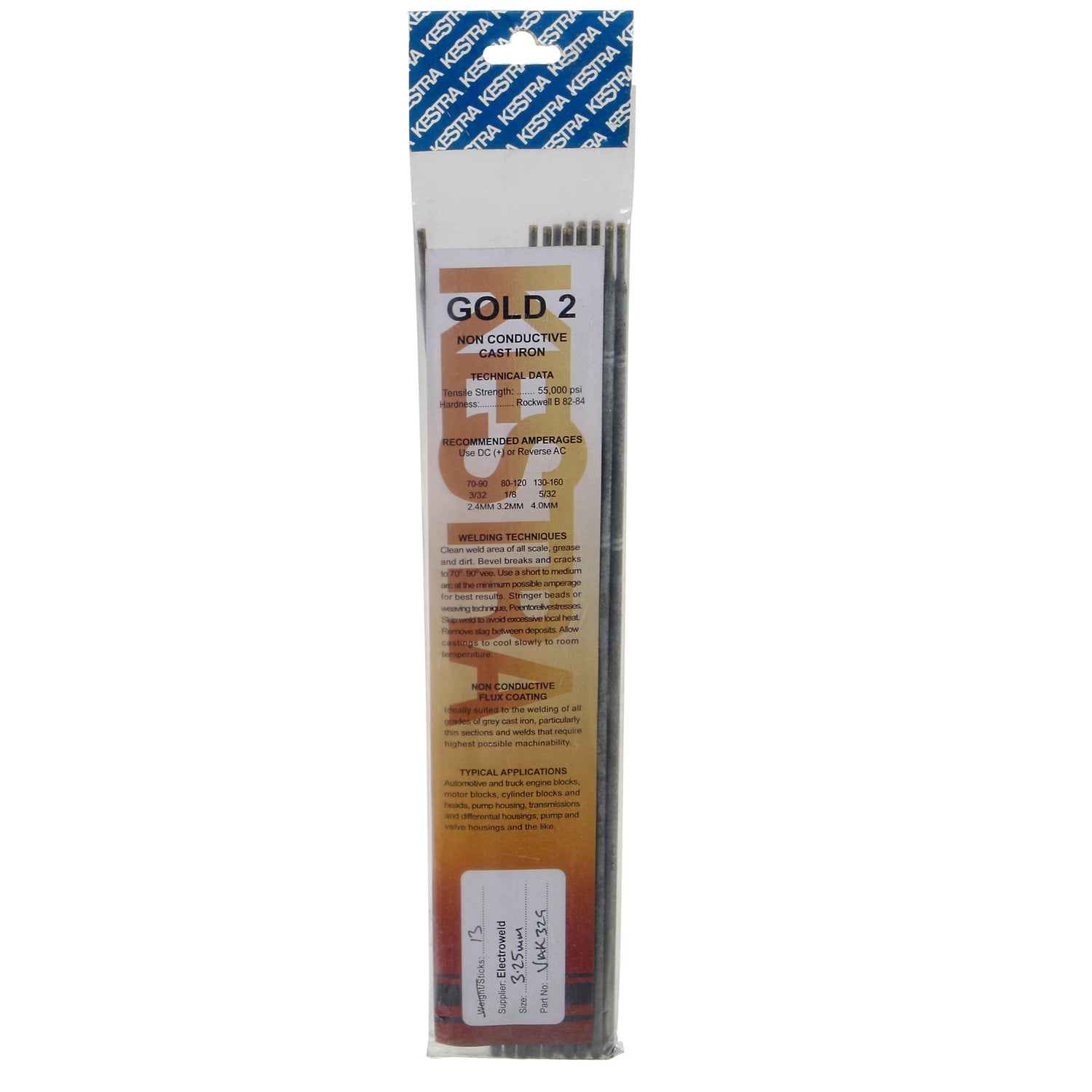 Kestra Gold Two Cast Iron Electrode