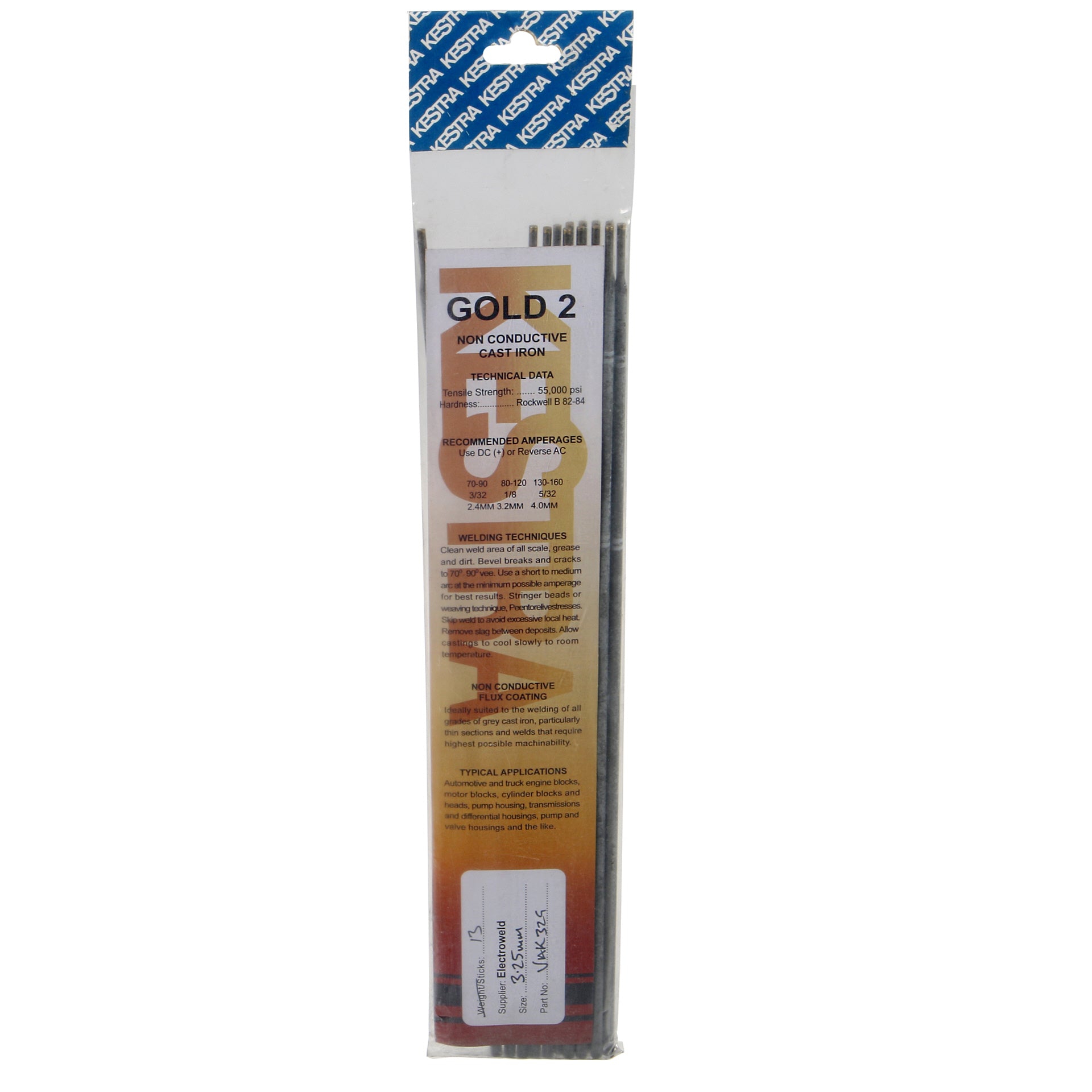 Kestra Gold Two Cast Iron Electrode