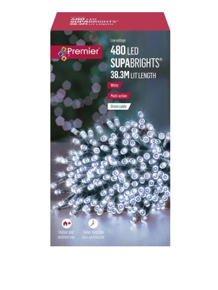 480 Multi-action Led Supabrights Timer White