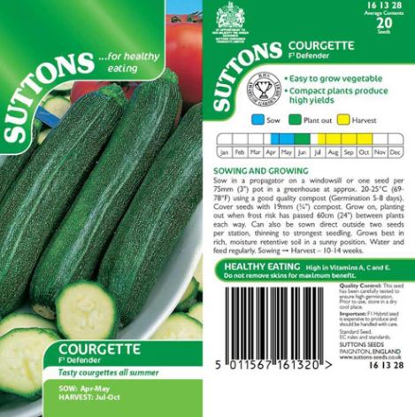Courgette F1 &