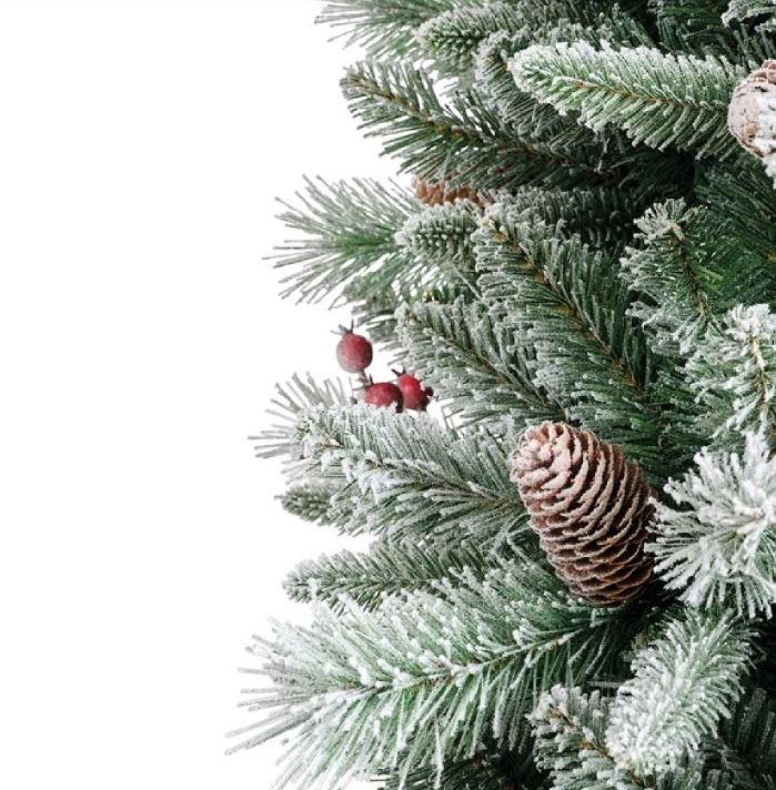 Frosted Windham Spruce Christmas Tree - 7ft