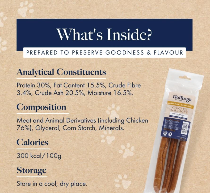 Hollings Chicken Sausage 3pk