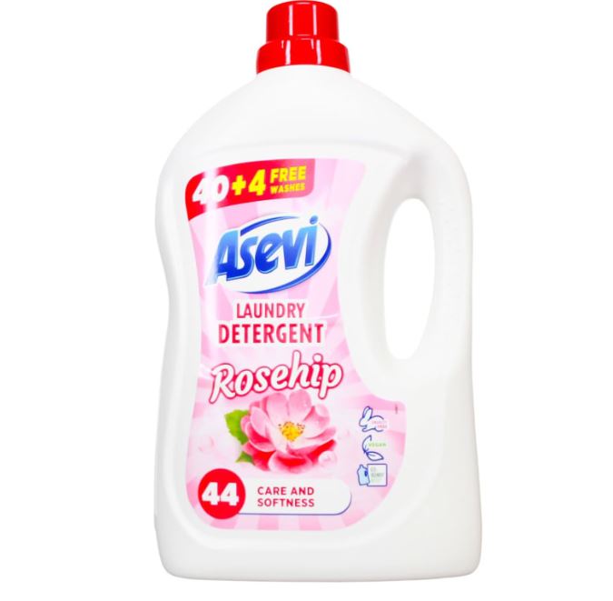 Asevi Laundry Detergent 44Washes Rosehip