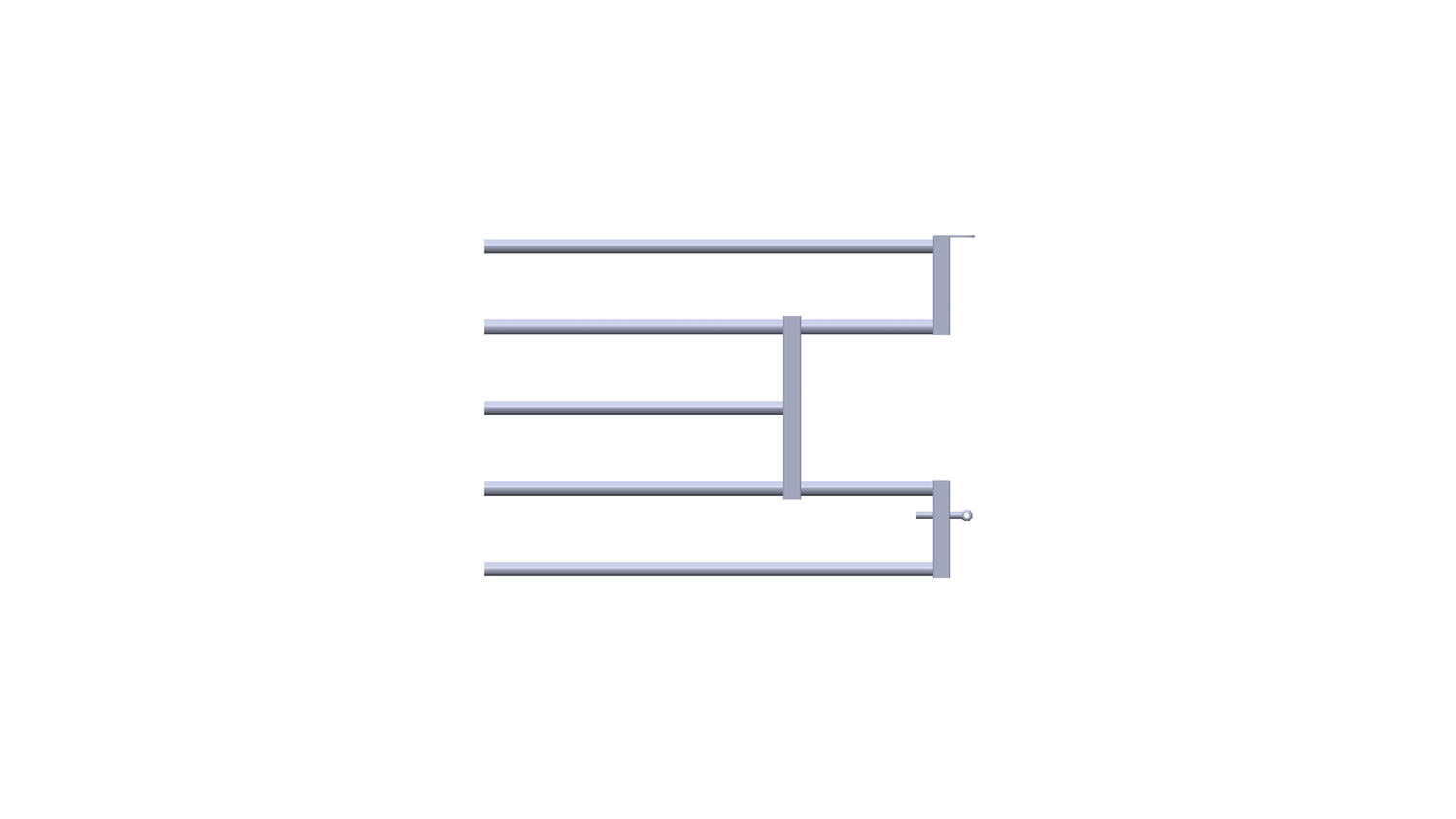 5 Bar Drinker Front Gate - Front Only