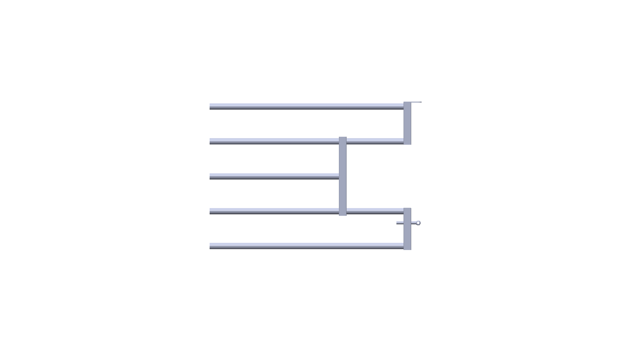 5 Bar Drinker Front Gate - Front Only