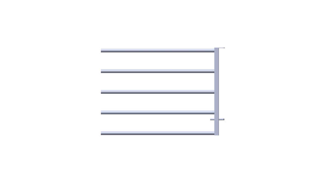5 Bar Panel Gate - Front Only