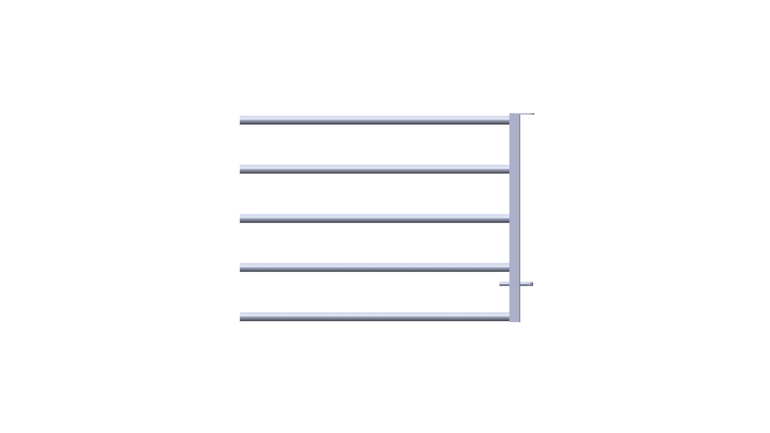 5 Bar Panel Gate - Front Only