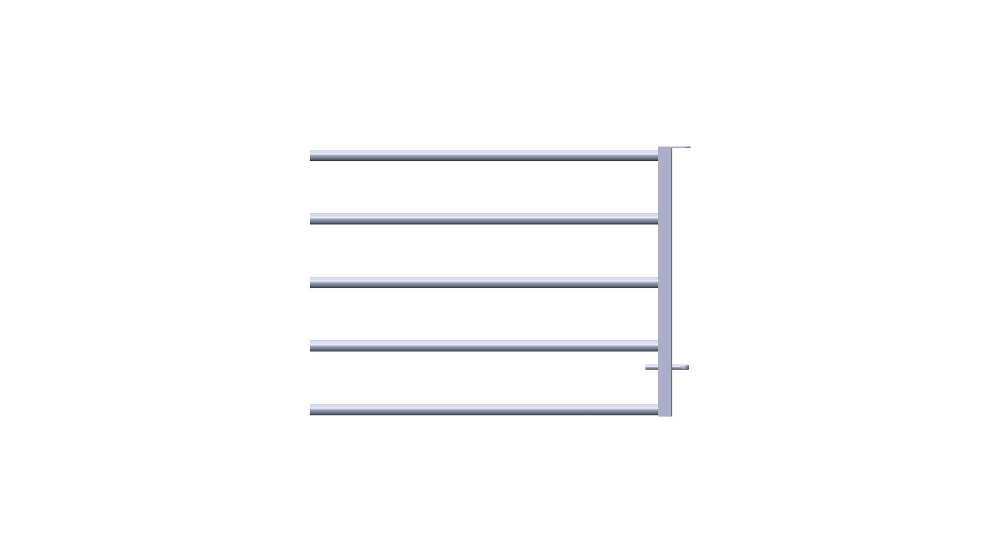 5 Bar Panel Gate - Front Only