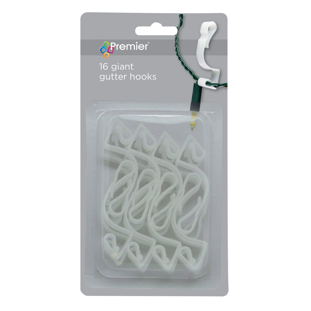 Large Gutter Hooks - 16 pcs